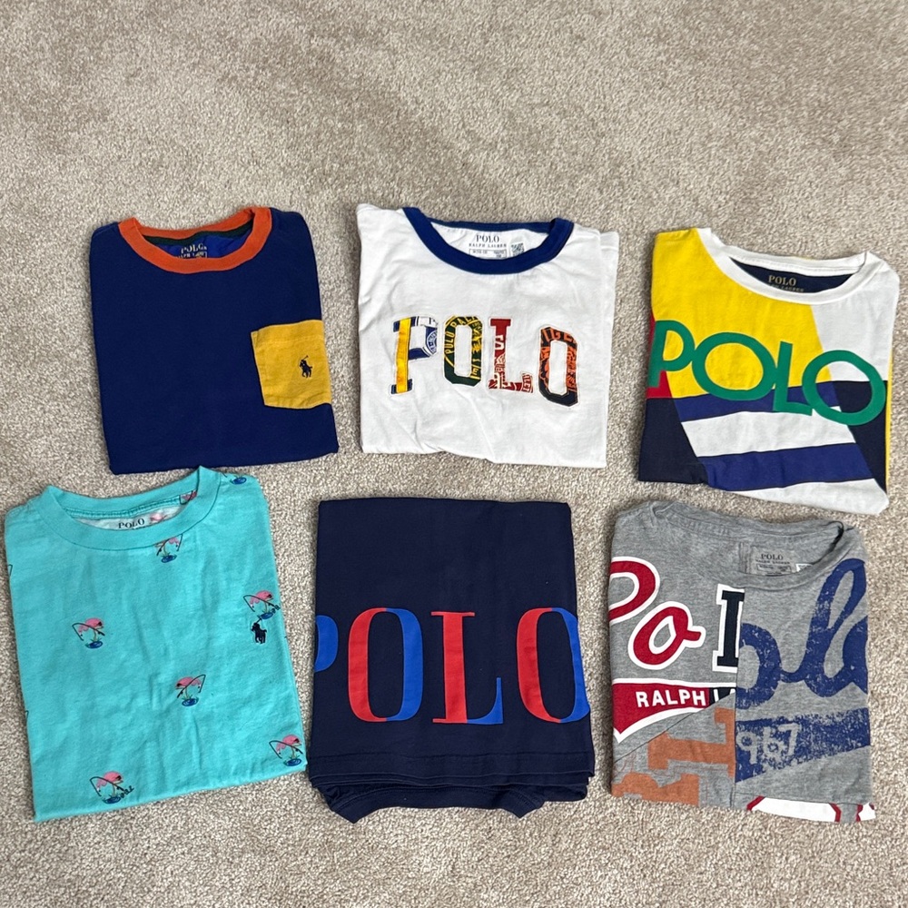 Polo by Ralph Lauren Kids' Vibrant Short Sleeve Tees